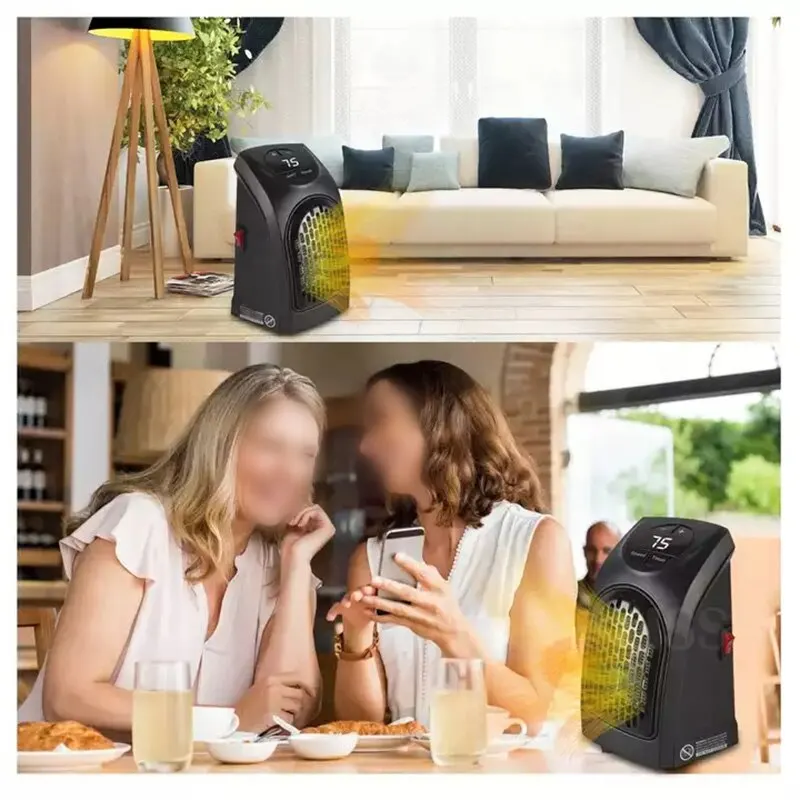 Electric Mini Fan Heater Warm Blower Portable Desktop Household Wall Home  Heating Stove Radiator Warmer Machine For Winter - AliExpress