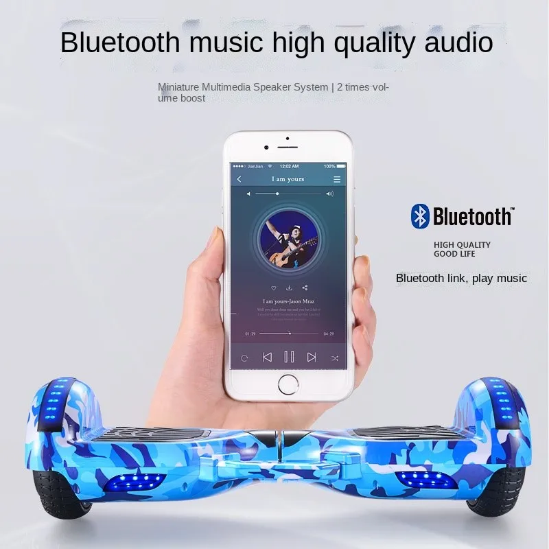 Smart Electric Self-balancing Scooter For Children 4-12 Years Old Adult Fashion Two-wheeled Self-balance Scooter