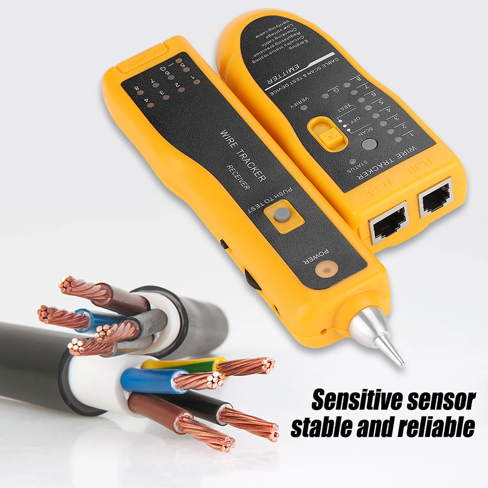 Cable Detector Cable Tester Handheld Rapid LAN Tester Line Finder Wire Diagnose Tool