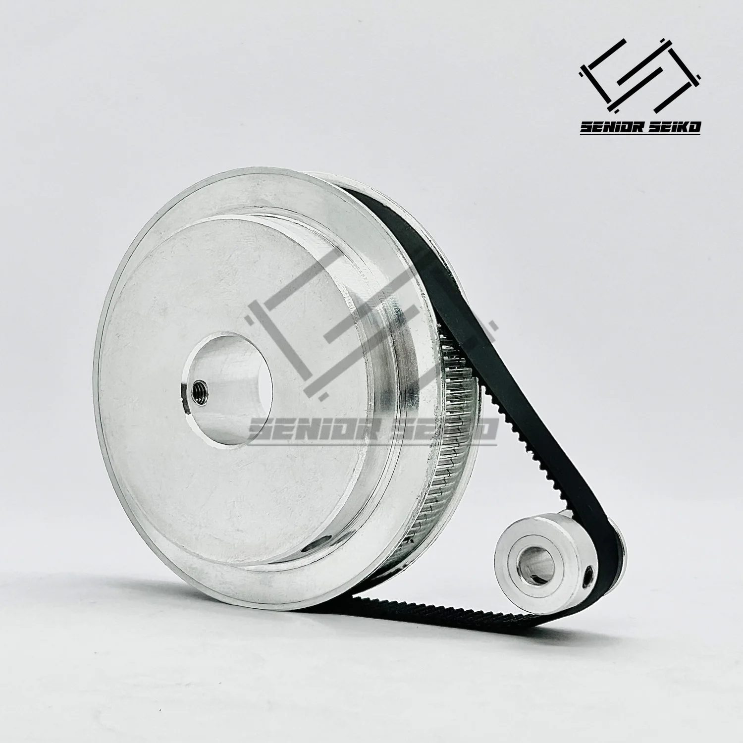 2GT GT2 20Teeth 100Teeth GT2 100T 20T Timing Belt Pulley Set Belt Width 6mm Bore 3~25mm 5:1 Wheel Synchronous Pulley Kit