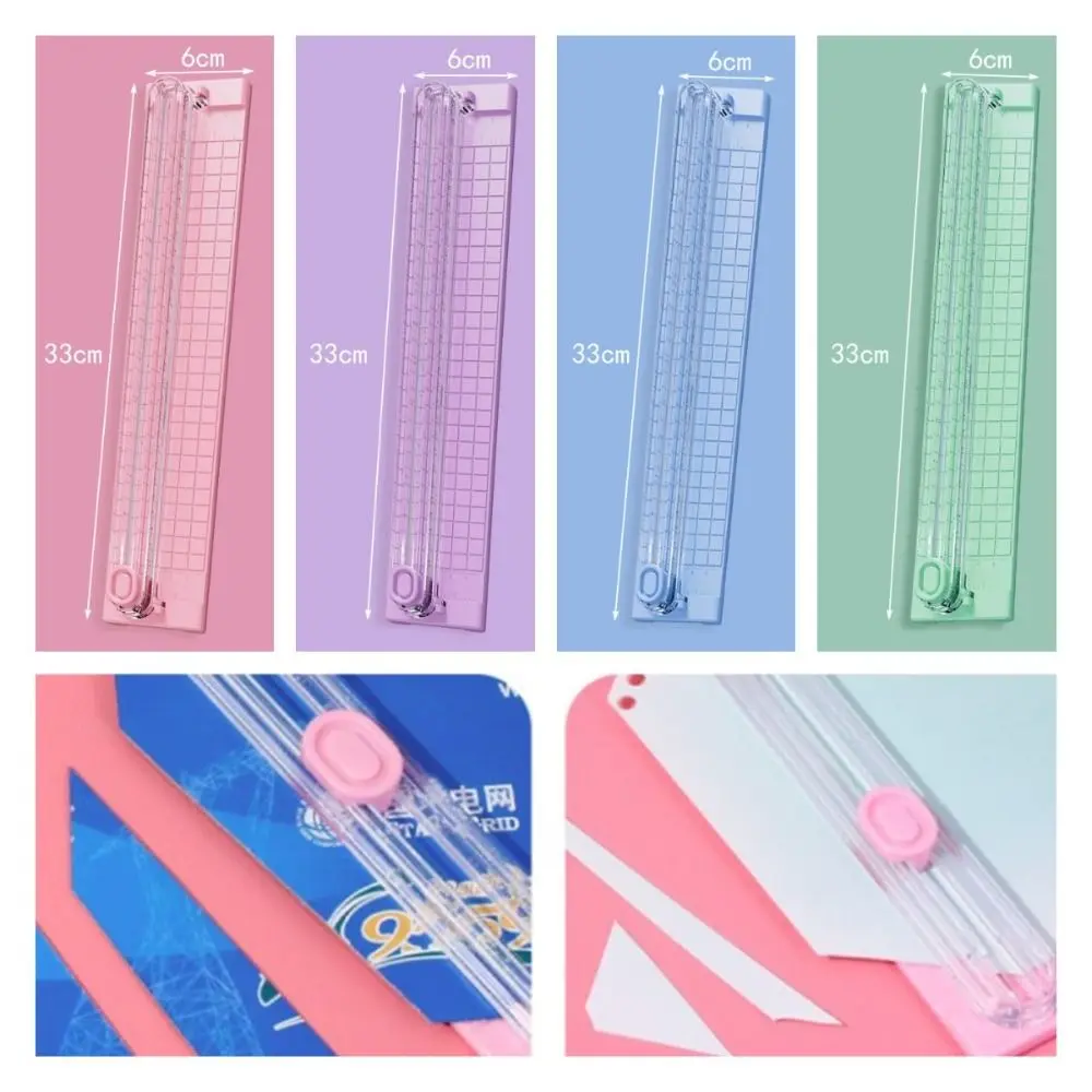 Description Picture 2 of itemScrapbooking Tool Paper Card Photo Paper Cutter Safe Portable Paper Trimmer DIY Crafts Paper Cutting Tool Laminate