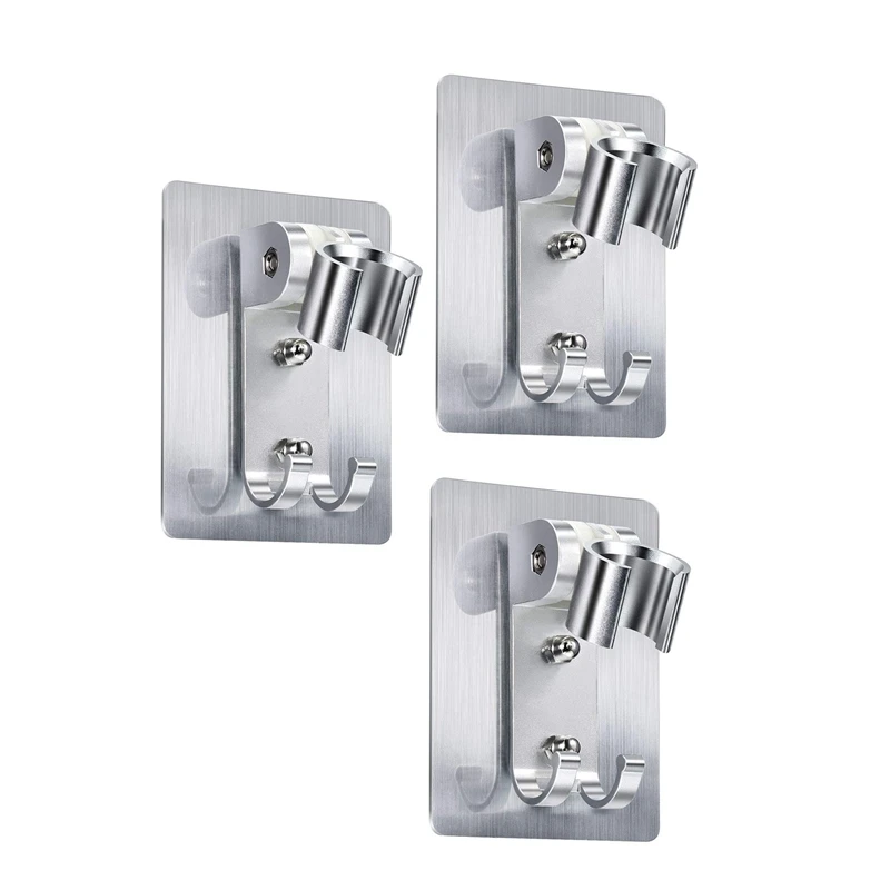 Adhesive Shower Head Holder Adjustable Shower Wand Holder Shower