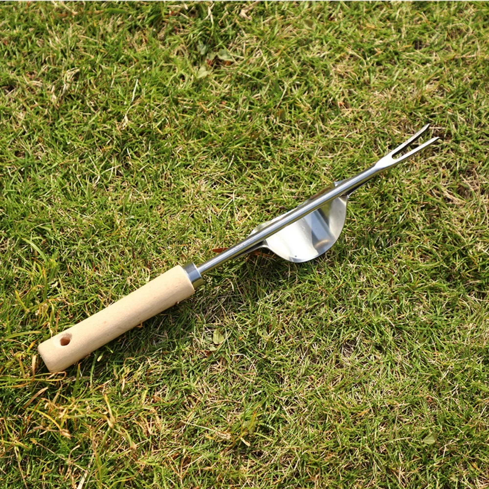 Weed Puller Tool Stainless Steel Seedling Puller Weed Remover Durable Garden Lawn Outdoor Yard Grass Root Puller Tools Planting Elements
