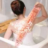 2 In 1 Shower Exfoliating Back Scrubber Bath Belt Towel Deep Mud Clean Korean Body Washcloth Japanese Rear Scrub Pull Strap Tool 3