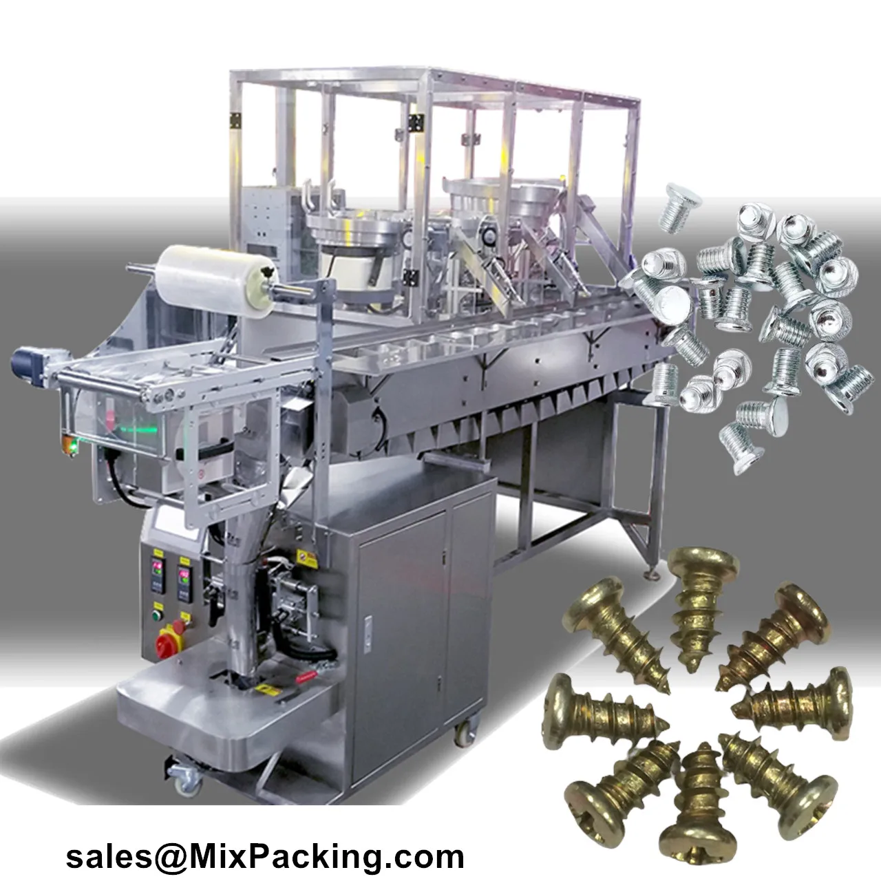Nut Bolt Screw Camphor Hardware Vibration Plate Counting Packing Machine