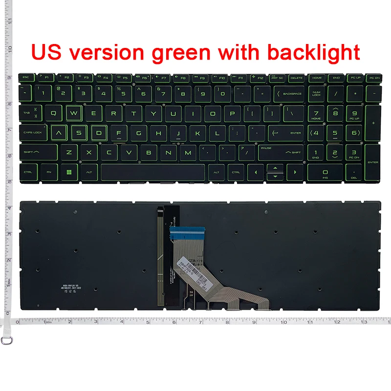 Teclado dos Eua e sp para hp Pavilion Laptop Inglês 15-da 15-db 15-dx Tpn-c136 Tpn-c135 15-dr 250 g7 255 g7 Novo - Imagem 3