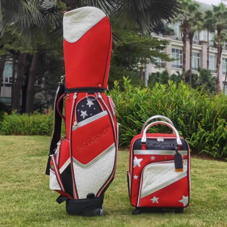 

Korean golf bag Garment bag Women's portable golf bag set