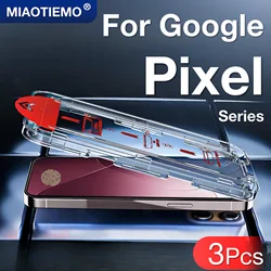 Premium Screen Protector Kit - Toughened Glass with No Dust Bubbles and Easy Installation for 2Pcs High Definition (For Pixel 7a)