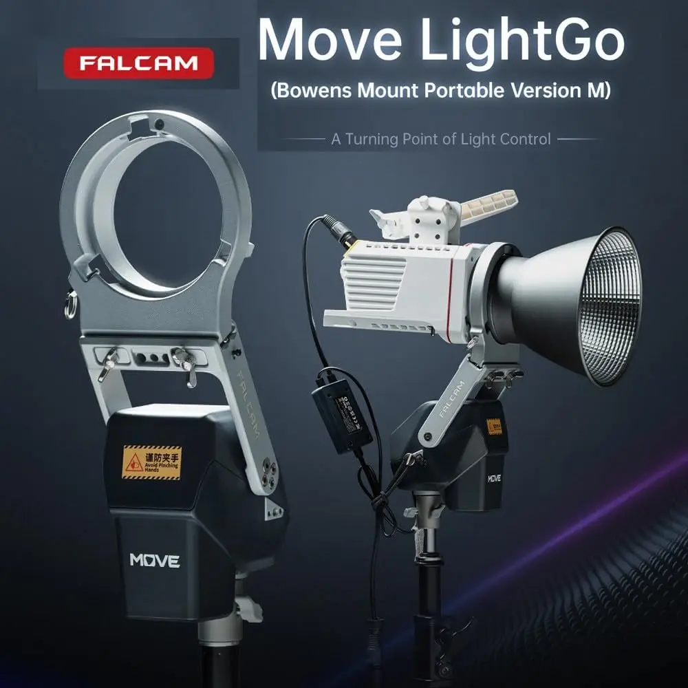 FALCAM Move LightGo 조명 컨트롤러(블루투스 앱 포함) Aputure Godox Nanlite용 Bowens 마운트 비디오 조명용 원격 제어