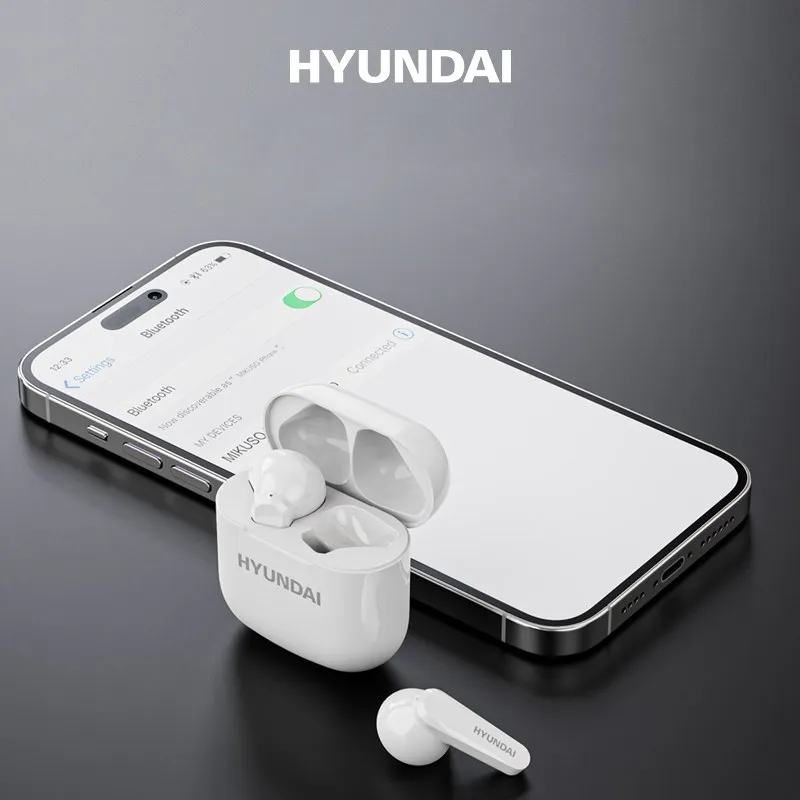 

HYUNDAI HY-T14 Clear HiFi Звук низкая задержка долгое время ожидания Bluetooth Беспроводная игровая гарнитура Спортивная гарнитура TWS наушники 2023 Новинка