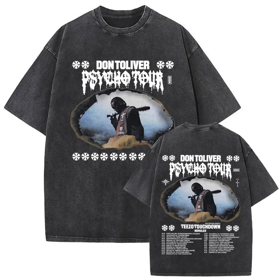 don toliver hardstone psycho tシャツ HARDSTONE PSYCHO METAL TEE – Don Toliver | Official Store
