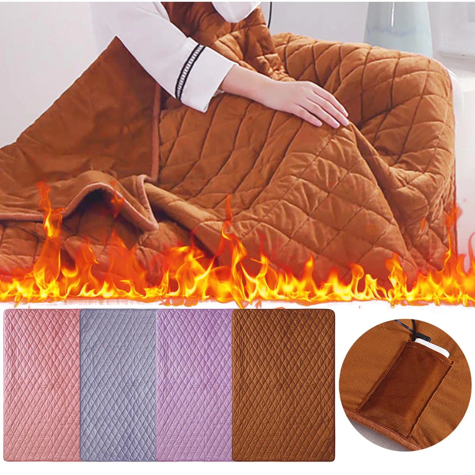 

New Usb Electric Blanket Automatic Protection Type Thickening Electric Blanket Body Warmer Heated Blanket Electric Mat Carpet