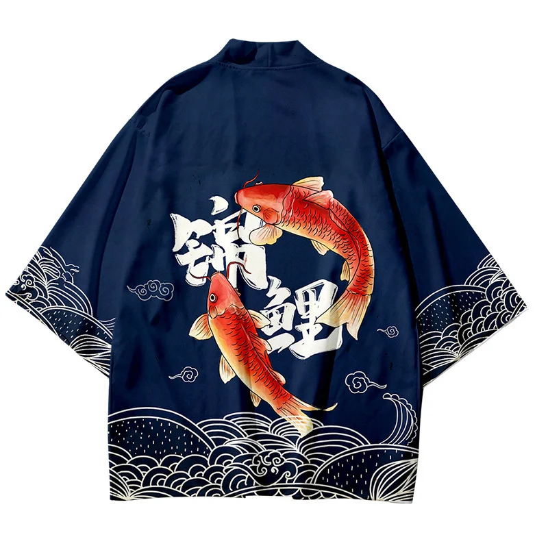 

3D Chinese Style Crane Print Kimono Fashion Cardigan Coats Harajuku Women Casual Loose Tops Streetwear Shirts