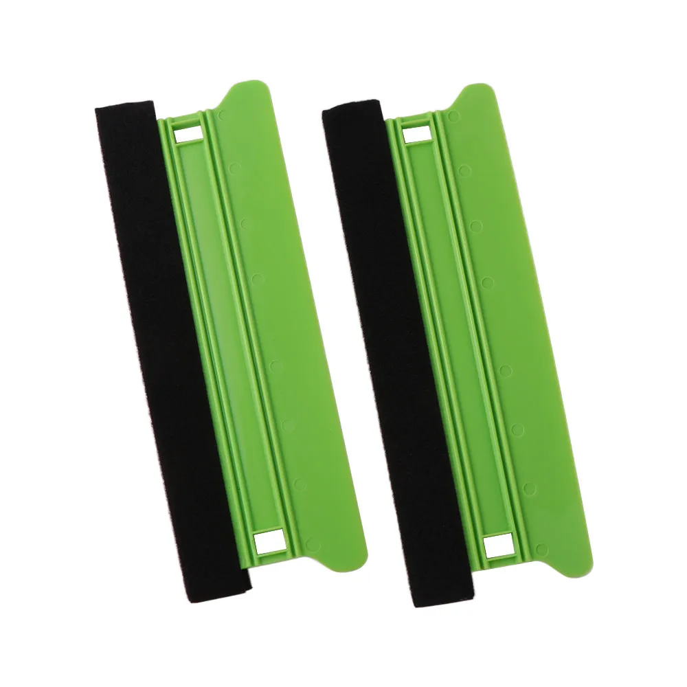 Premium Felt Edge Squeegee Set with Hanging Hole - Scratch-Free Comfort Grip for Effortless Vinyl Application, 2-Pack