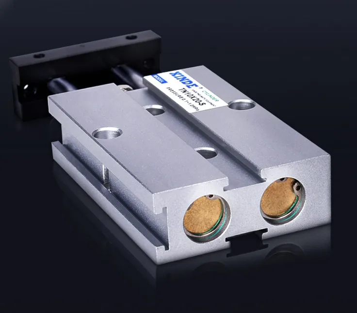 10/15/20/25/30/35/40/45/50/60/70/75/80/90/100/125/150Mm Corsa Cilindro Pneumatico Lega Di Alluminio Tn Tipo Cilindro Pneumatico Foro 10Mm