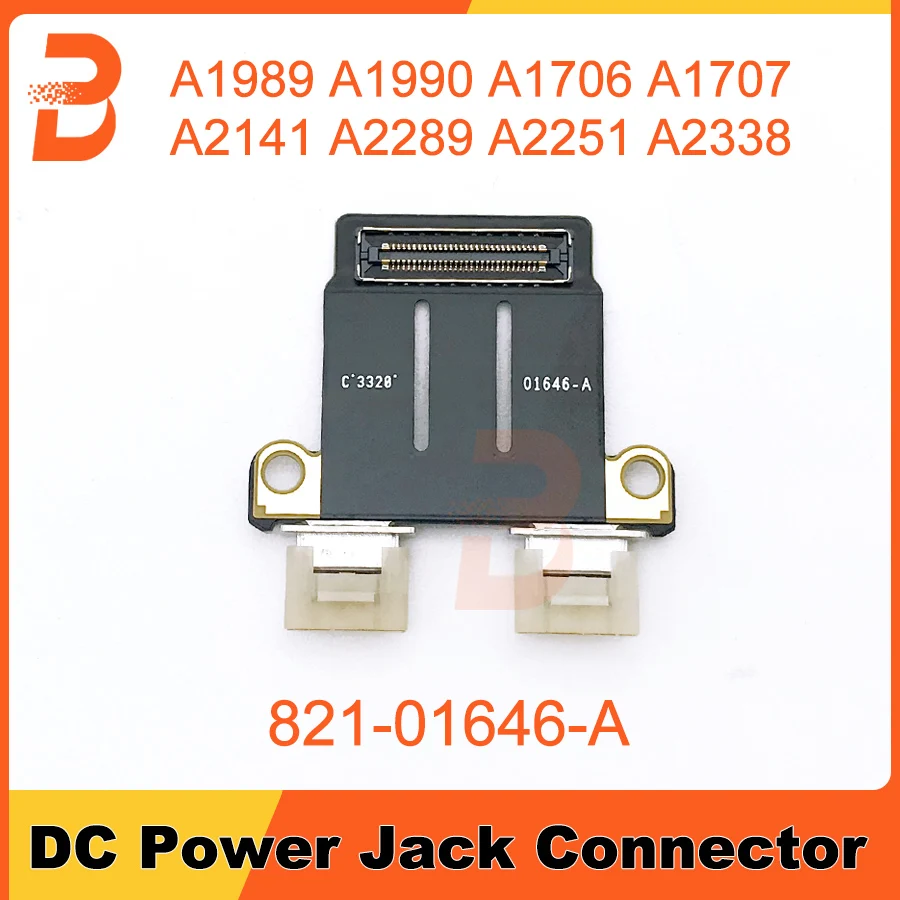 Original Dc Power Jack Board Usbc Connector 82101646a For Macbook