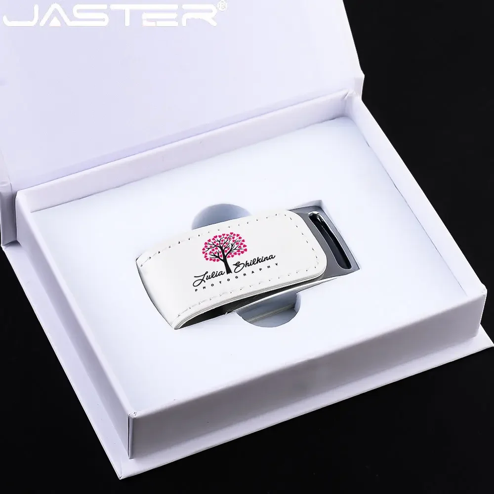 

JASTER Free Custom LOGO Pendrive 64GB Flash Drive 16GB U Disk 8GB USB 2.0 32GB Pen Drives Memory Stick Wedding Photography Gifts