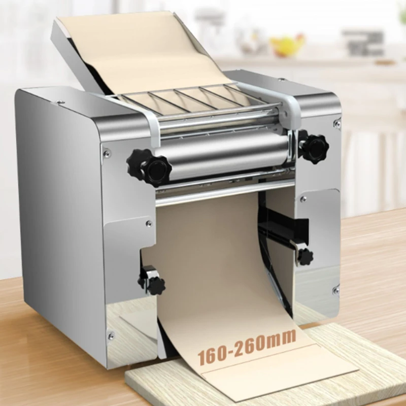 Electric Noodles Machine Stainless Steel Desktop Spaghetti Dough Press Sheeter Roller Kneading Pasta Maker