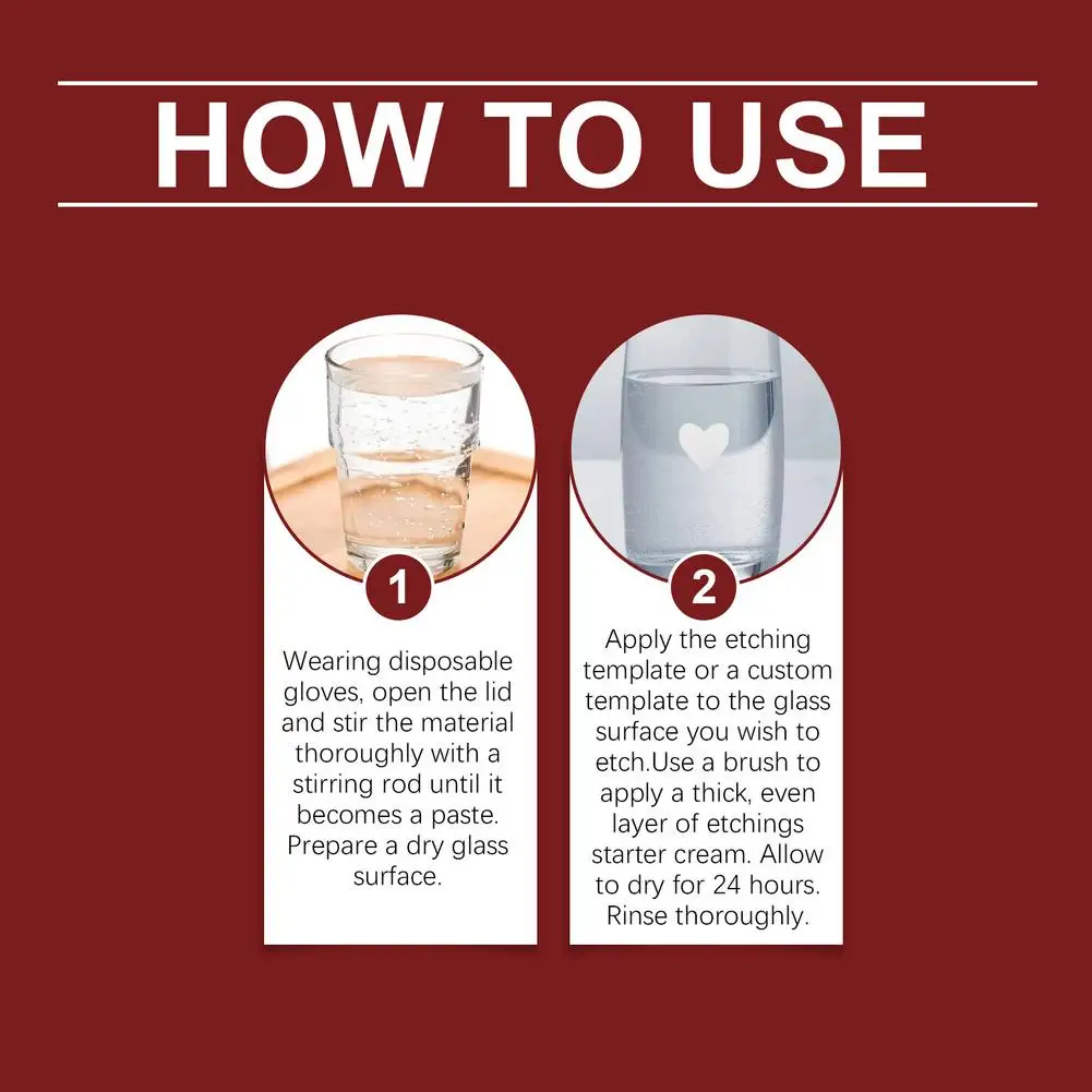 Glass Etching Craft Kit 6