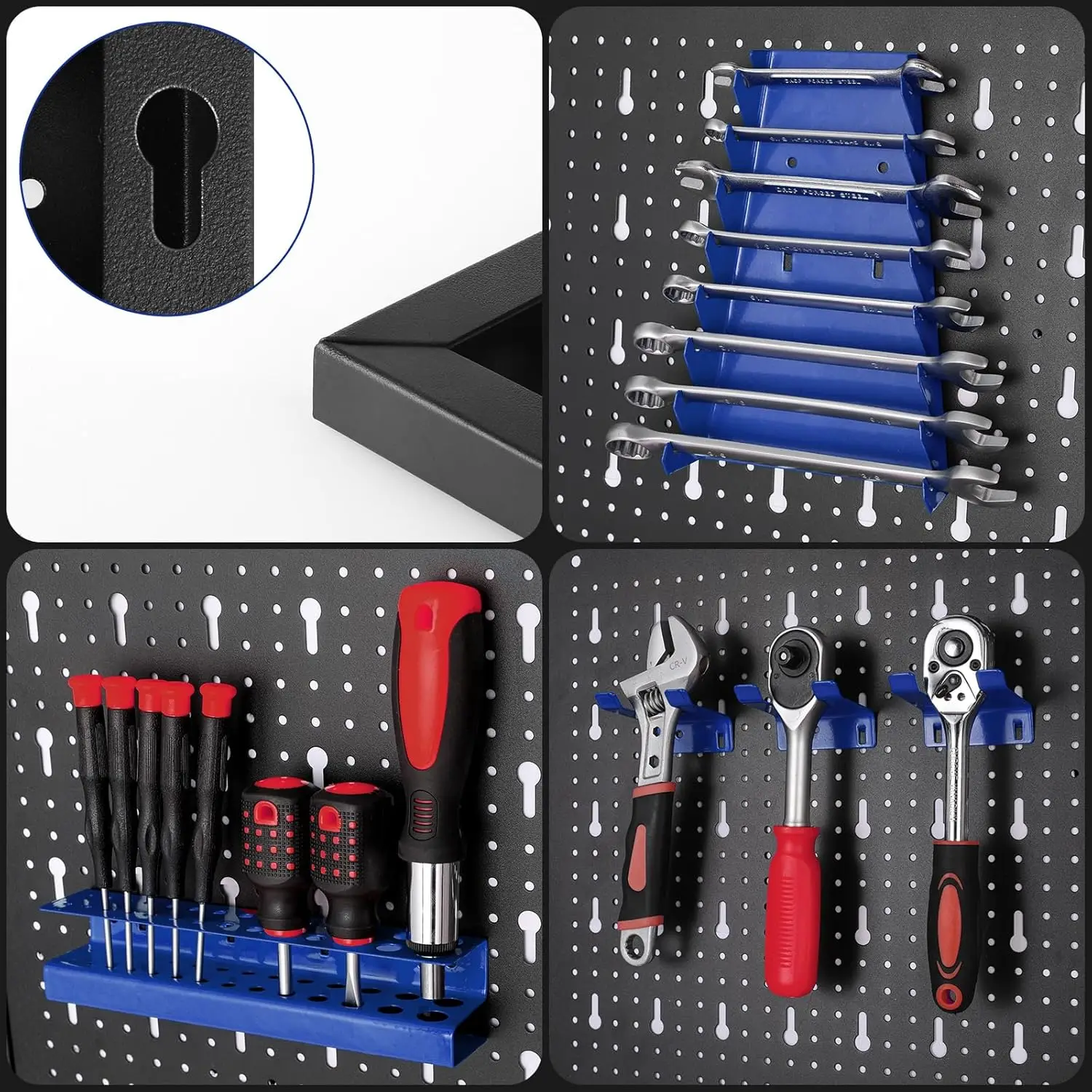Pegboard Kit 800 X 480 Mm, 21 Elements, Plastic Tool Board : Buy Online At Best Price In KSA - Souq Is Now - View #2