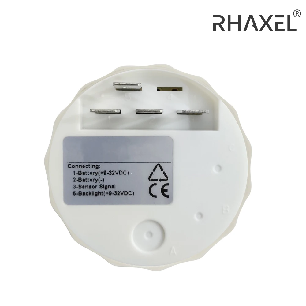 RHAXEL 방수 연료 레벨 계량기 신호, 적색 백라이트 레벨 센서 포함, 52mm, 0-190ohm, 240-33ohm, 600mm, 700mm, 800mm, 900mm