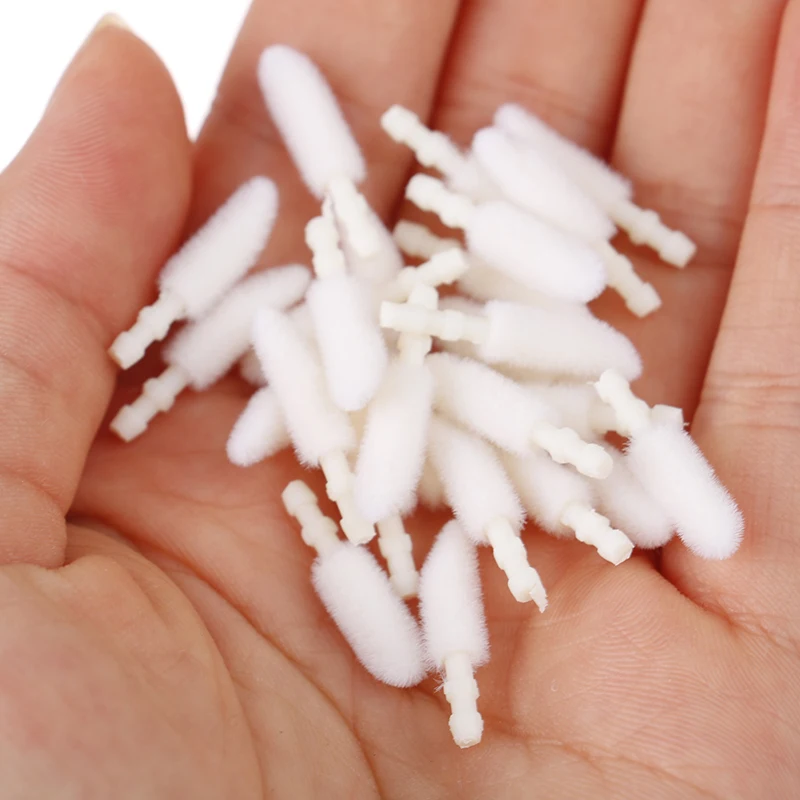 1000pcs/lot Disposable Lip Brush Cotton Head For Lipstick Disposable Lip Brush Head Wholesale