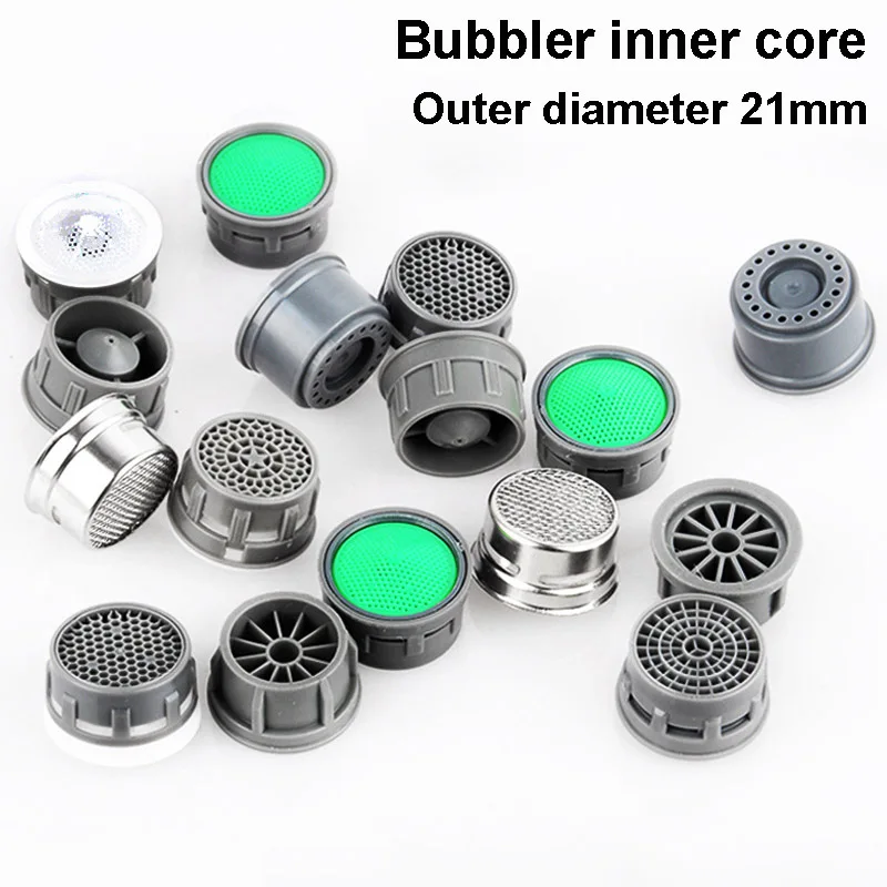 ไส้กรองก๊อกน้ำ ขนาดเส้นผ่านศูนย์กลางภายนอก 21 มม. หัวกรองก๊อกน้ำ อุปกรณ์กรองน้ำ ประหยัดน้ำ อะแดปเตอร์หัวกรองก๊อกน้ำ อุปกรณ์เสริมสำหรับเปลี่ยนหัวกรองก๊อกน้ำ 1