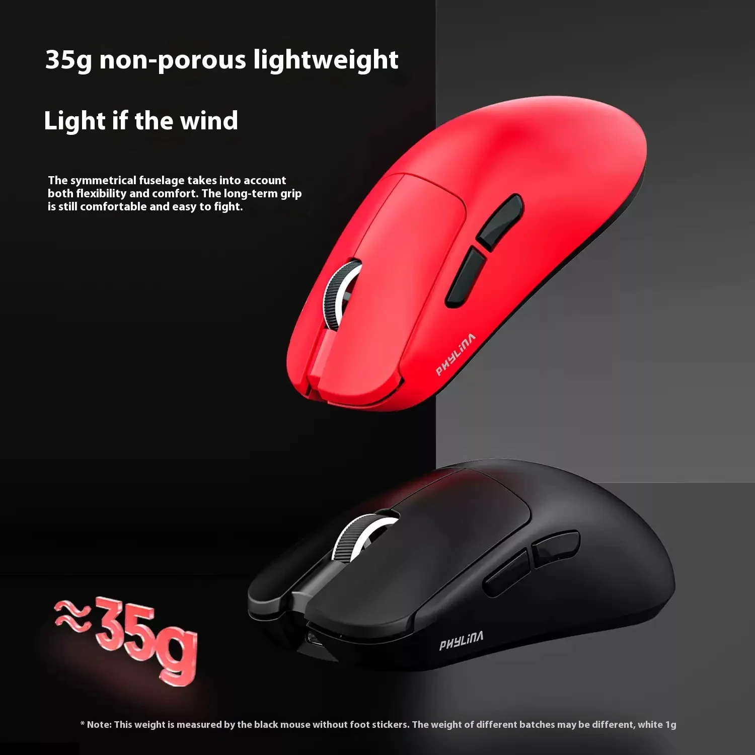 Phylina S480 Wireless Mouse Daul 8k Paw3395 Gaming Mouse Paw3950 Lightweight 8k Office Computer Accessories Gifts