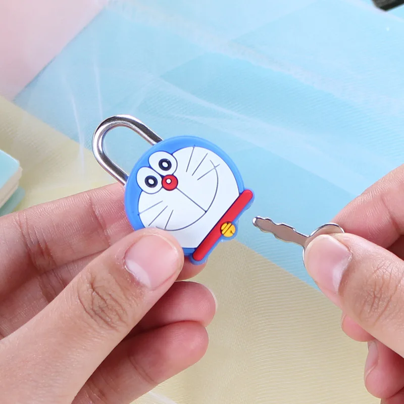 Lock-Padlock Drawer-Cabinet Backpack Suitcase Luggage Metal Mini Cute Handbag Cartoon For Traveling Outdoor Backpack Security cabinet lock child lock door lock safety lock