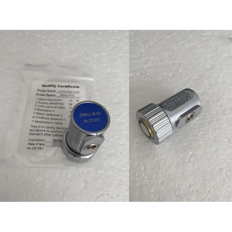 10mm Straight Beam Probe Transducer Ultrasonic Flaw Meter