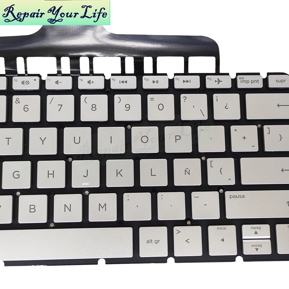 Teclado Backlit Latino para hp Envy 13-ab 13t-ab 13-ab016nr 13-ab067cl 13-ab077cl 13-ab000 Teclados de Substituição de Luz do Caderno - Imagem 2