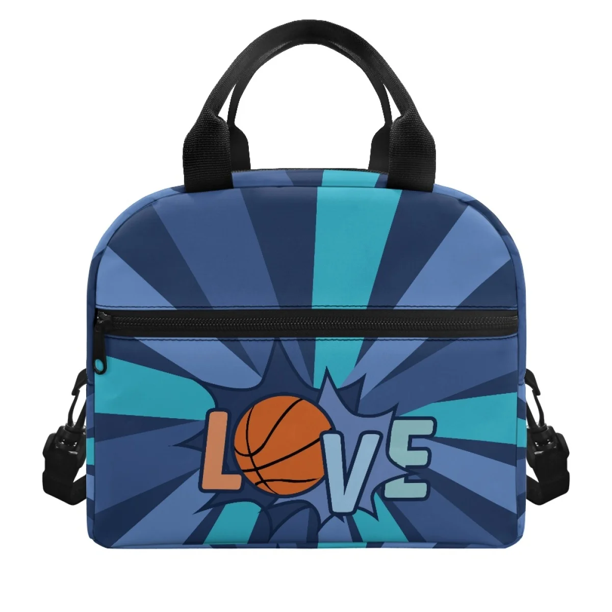 

Термопакет FORUDESIGNS Nsulation, баскетбольные креативные дизайнерские сумки для обеда, многокарманные школьные коробки для обеда для детей