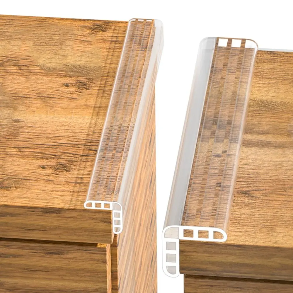 High Quality Anti Collision Baby Proofing Transparent Self Adhesive Table Edge Protector L Type Cabinet Airbag Furniture Bumper