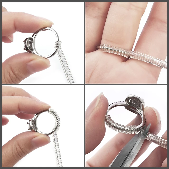 Ring Size Adjuster Loose Rings  Invisible Ring Size Adjuster - Ring Size  Transparent - Aliexpress