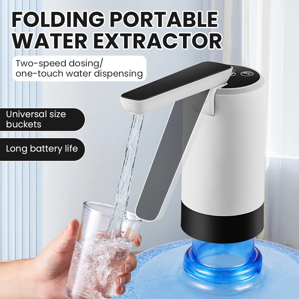 

Mini Automatic Drinking Water Pump Portable USB Rechargeable Automatic Water Pump For Camping Office and Home Drinking Water