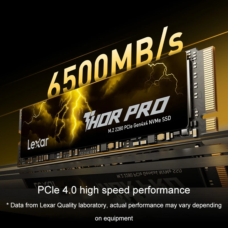 Lexar SSD THOR Pro 1TB NVMe M.2 2280 Gen4x4 PCIe Internal Solid