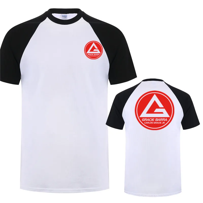 Gracie Barra Carlos GR Brazilian Jiu Jitsu T Shirt Summer Men O Neck Cotton Short Sleeve Tshirts Fashion Cool Tops LH-431 4