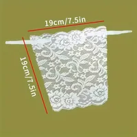 Inserts de soutien-gorge Anti-éblouissement floraux élégants, 3 pièces, rehausseurs de Lingerie élégants et confortables, coussinets de protection en dentelle tissés pour femmes 2