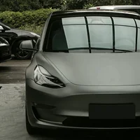 1.52/3/16.5m Matt Mountain Ash Grey Vinyl Film Car Sticker Waterproof DIY Motorcycle Automobiles Car Styling Wrap Roll Accessory 4