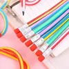 Magic Bendy Flexible Soft Pencil with Eraser Colorful Creative Novelty Bend Pencils for Kids Students Gift School Supplies 5