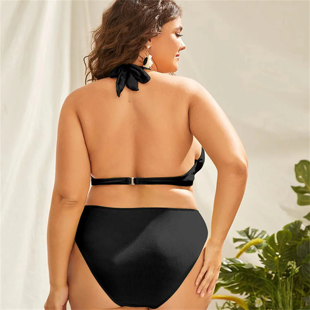 2024 Summer Women's resort Beach Hot Spring sexy Bikini split with breast pad no steel bracket swimsuit 1604