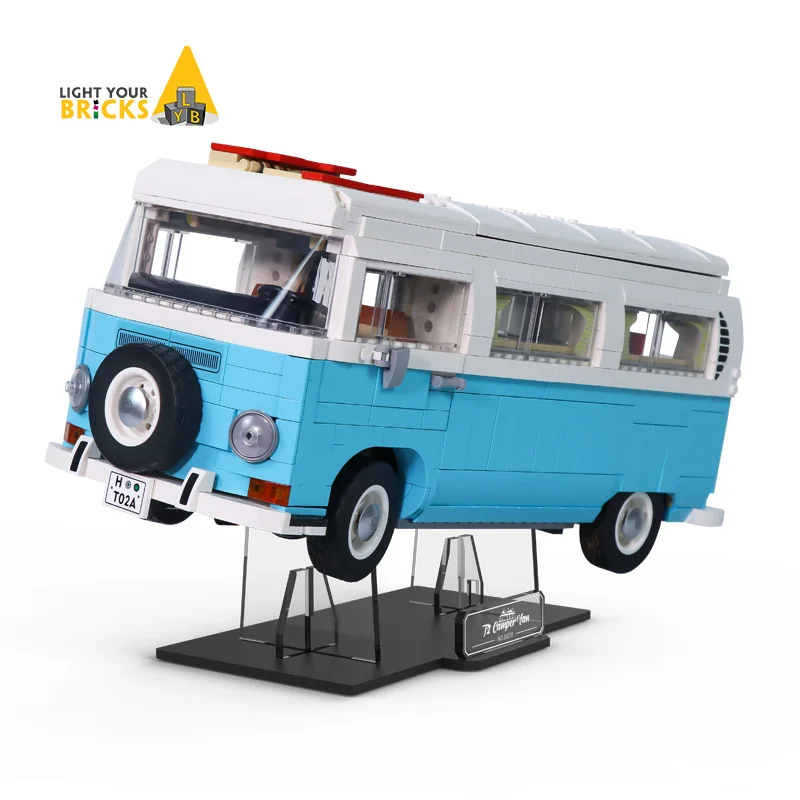 

Acrylic Display Stand For 10279 VW T2 Camper Van Building Block Car Model Bricks Bus (display Stand Only)