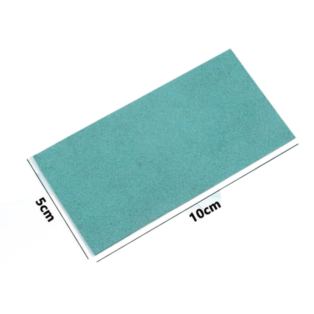 10개 5x10cm 카본 파이버 스웨이드 펠트 천 모든 카드 스퀴지 스크래퍼용 비스크래치 엣지 비닐 자동차 랩 틴팅 보호기