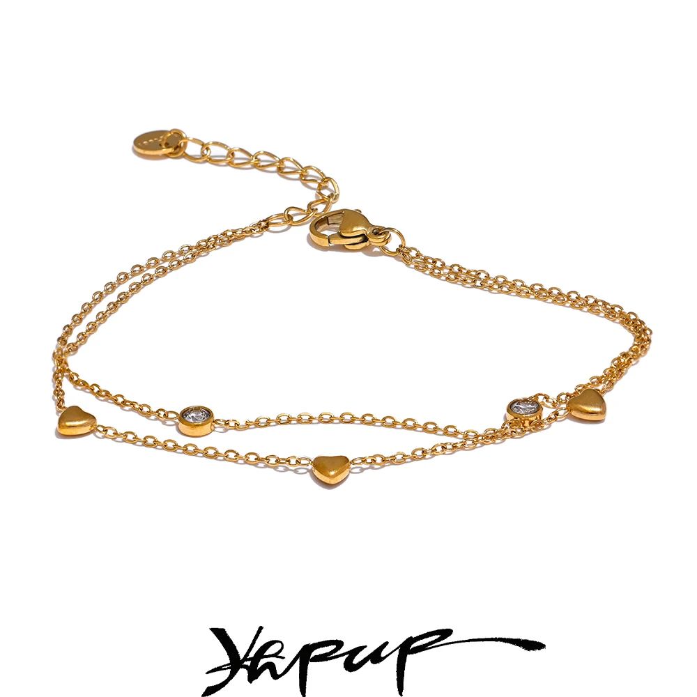 Yhpup Delicate Chain Jewelry Bracelet Waterproof