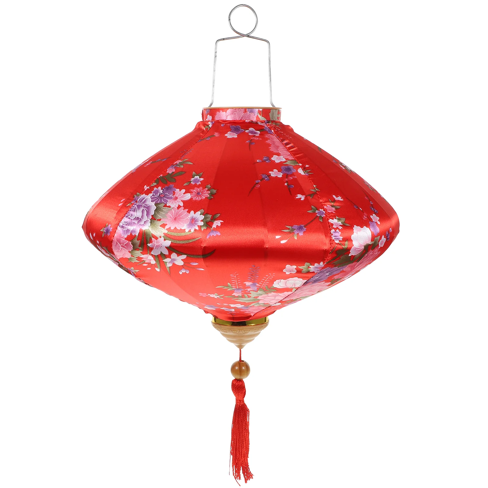 

Vietnamese Silk Lantern Red Chinese Lantern Japanese Flowers Lanterns Oriental Style Traditional Decoration New Year Wedding