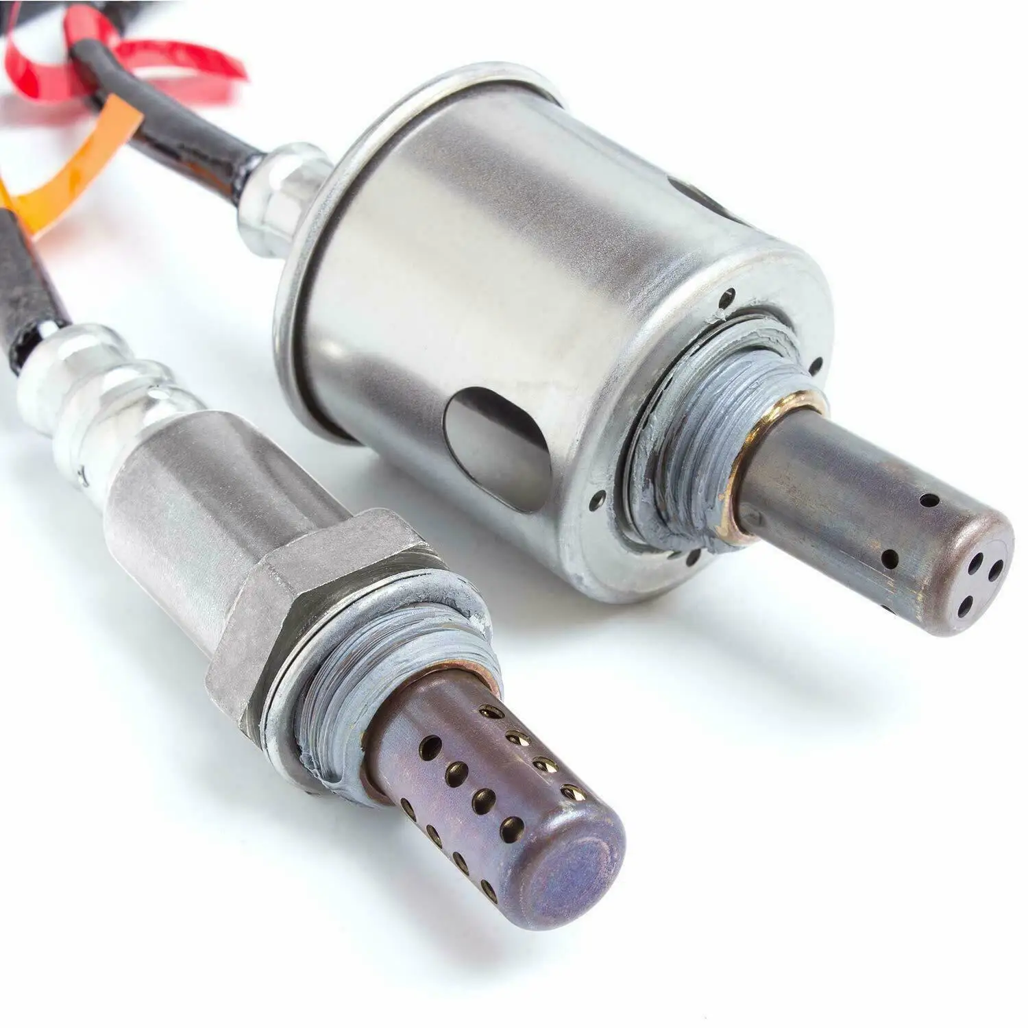O2 Oxygen Sensor Spacer Adapter Extender Extension Straight CEL Fix 45mm x10 M18*1.5