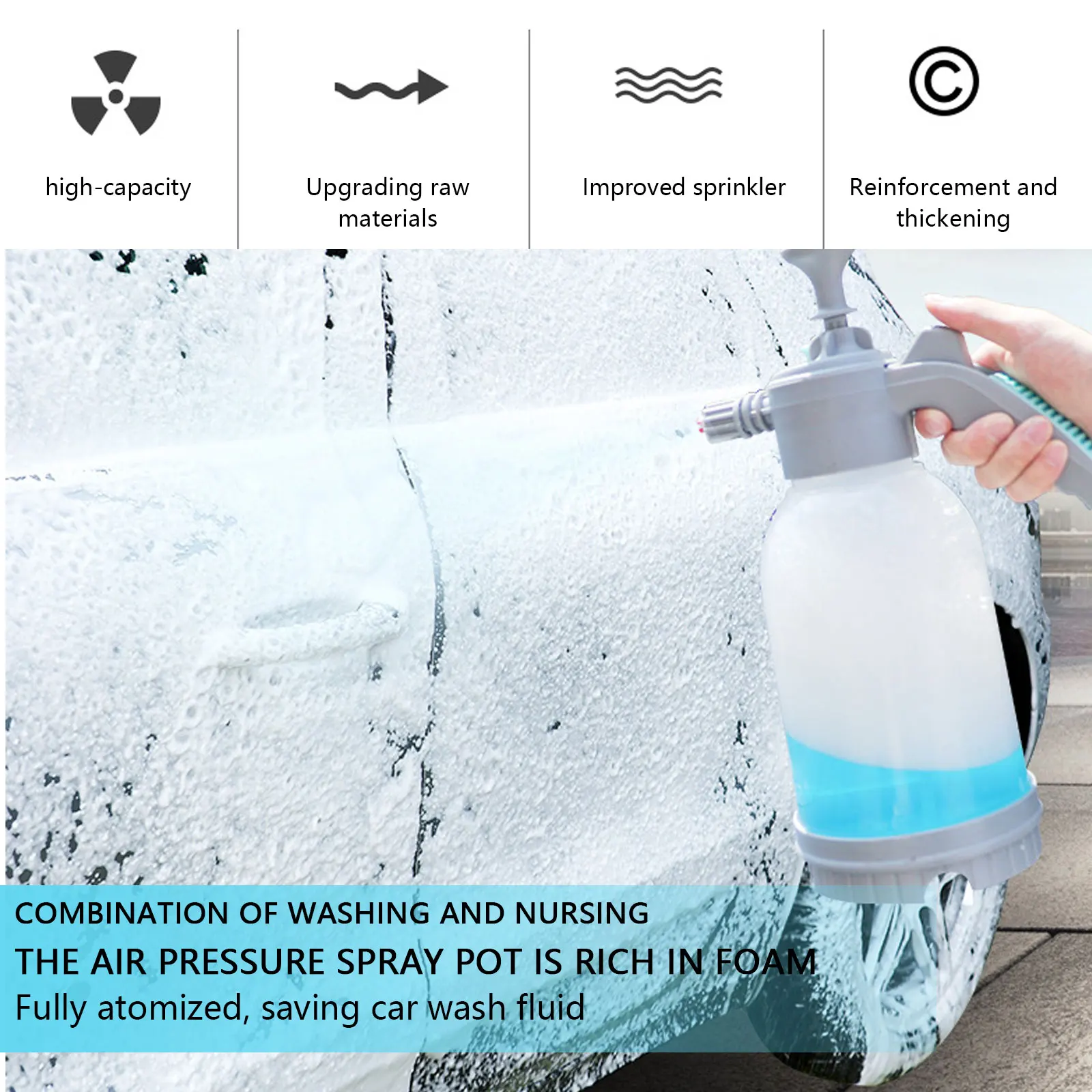 hand pump foam sprayer pressurized foam