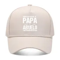 PAPA ABUELO Spanish Printed Baseball Cap Fashion Street Cotton Hats Outdoor Sport Adjustable Caps Unisex Curved Brim Sun Hat 2