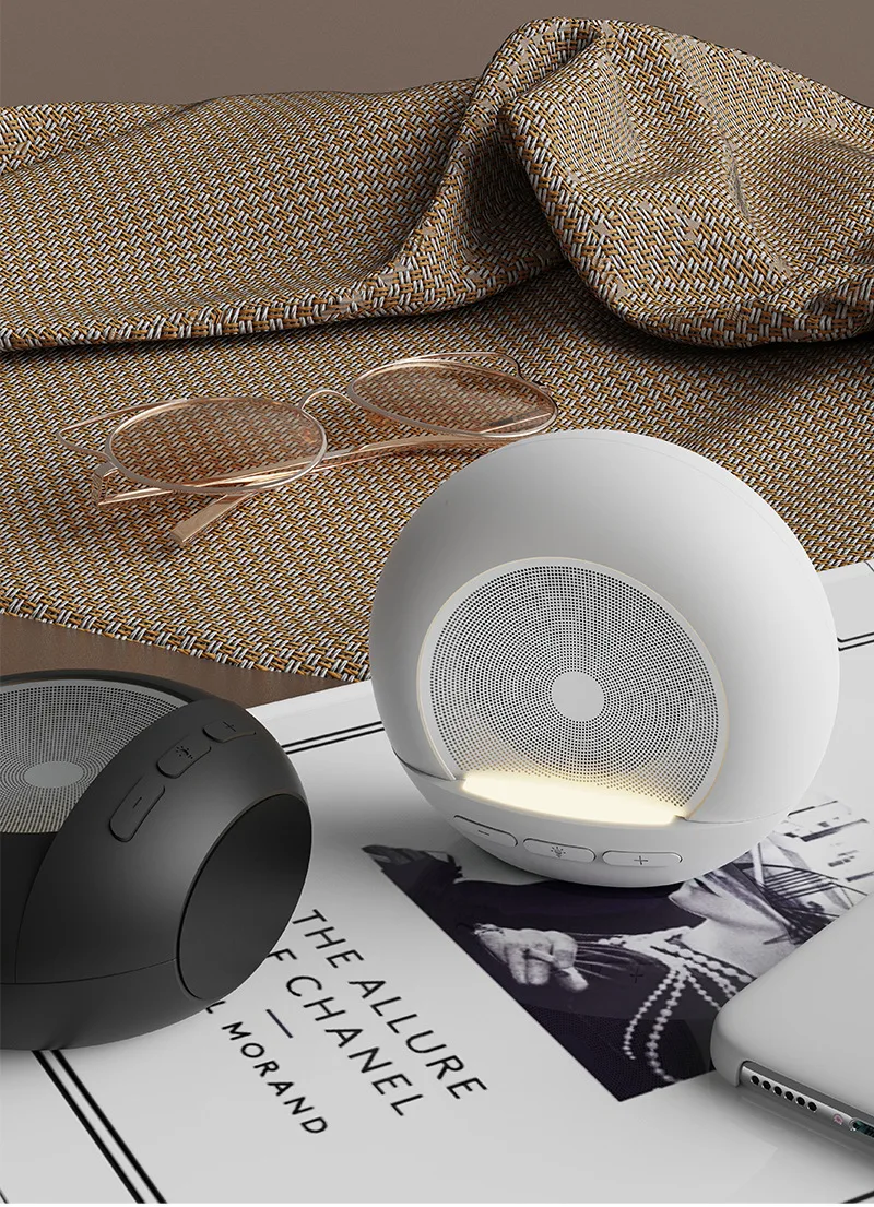 

New Night Light Bluetooth Small Speaker Mini Subwoofer High Sound Quality and Large Volume Home Decoration Gift Sound System