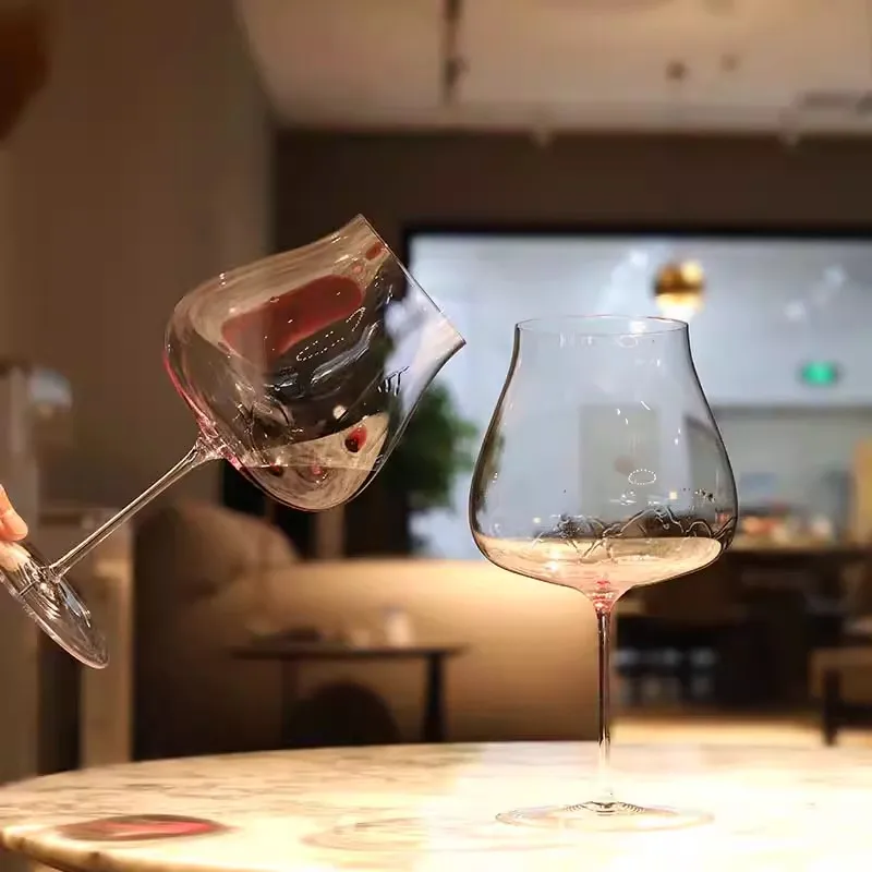 2PCS Zalto Upscale Crystal Handmade Wine Glass Extremely Thin Masterly Craft Perfect Flawless Classics Aroma Enlarge Goblet